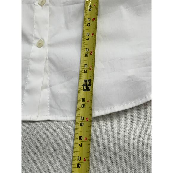 Ann Taylor Petite White Button down NWT 10P - Picture 6 of 7